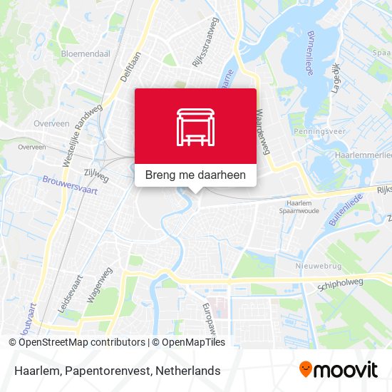 Haarlem, Papentorenvest kaart