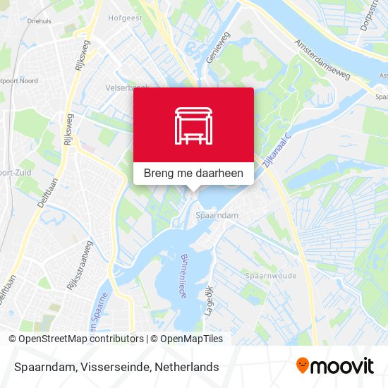 Spaarndam, Visserseinde kaart