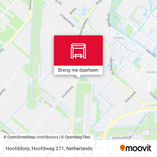 Hoofddorp, Hoofdweg 271 kaart