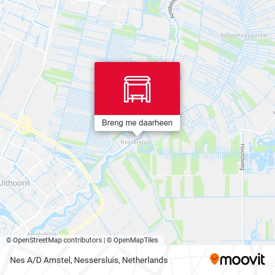 Nes A/D Amstel, Nessersluis kaart