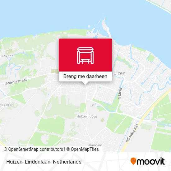 Huizen, Lindenlaan kaart