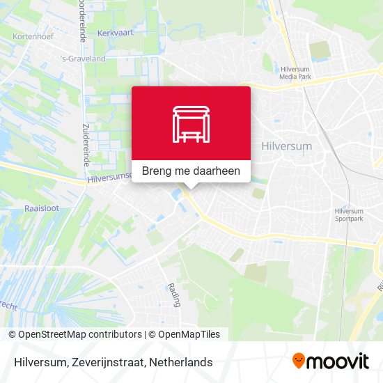 Hilversum, Zeverijnstraat kaart