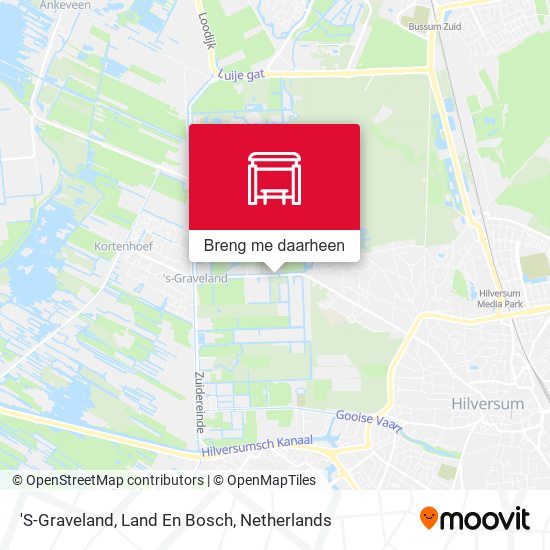 'S-Graveland, Land En Bosch kaart