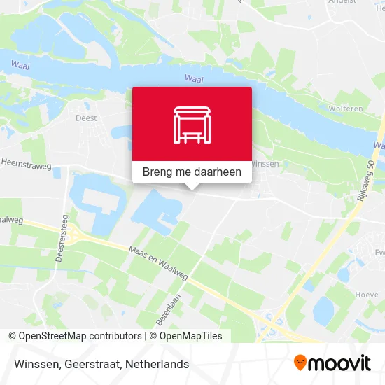 Winssen, Geerstraat kaart