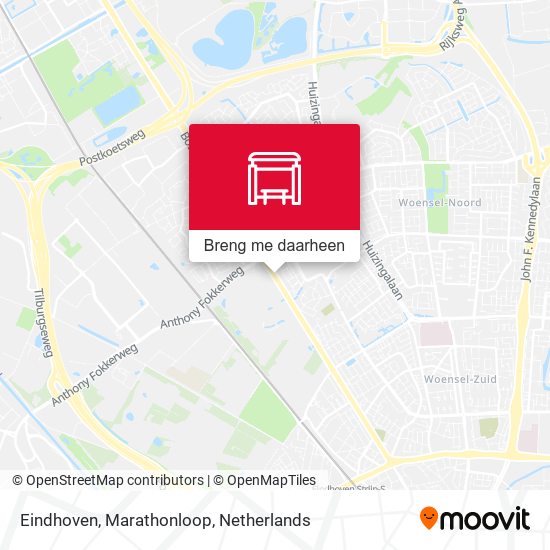 Eindhoven, Marathonloop kaart
