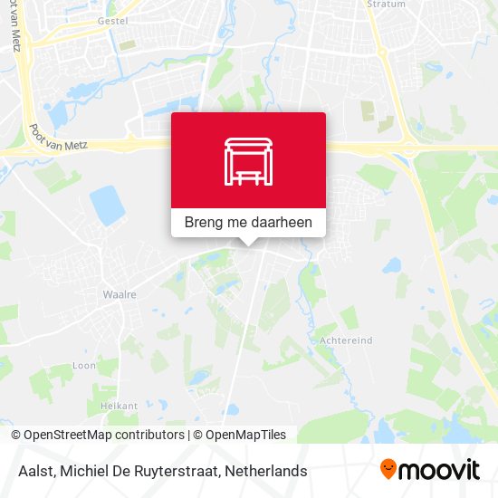 Aalst, Michiel De Ruyterstraat kaart