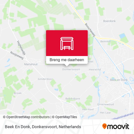 Beek En Donk, Donkersvoort kaart