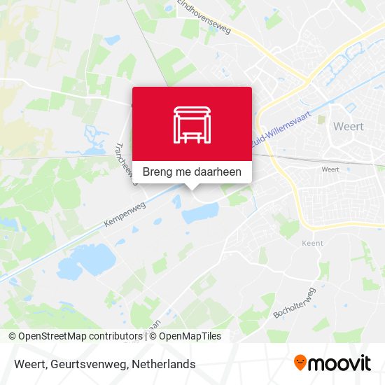 Weert, Geurtsvenweg kaart