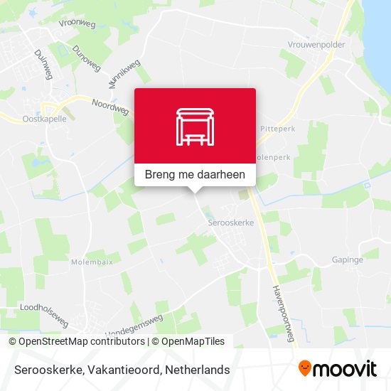 Serooskerke, Vakantieoord kaart