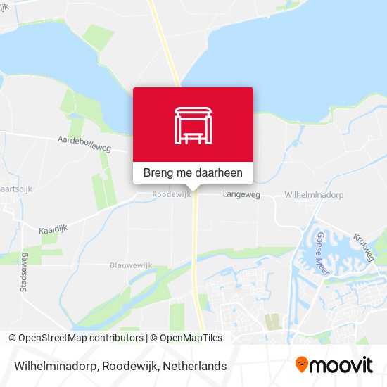 Wilhelminadorp, Roodewijk kaart