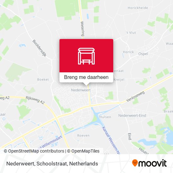 Nederweert, Schoolstraat kaart