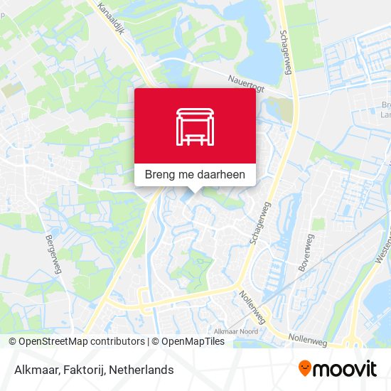 Alkmaar, Faktorij kaart