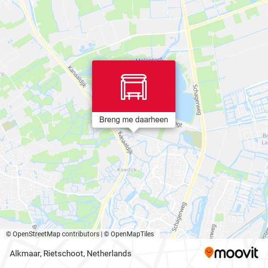 Alkmaar, Rietschoot kaart