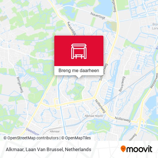 Alkmaar, Laan Van Brussel kaart