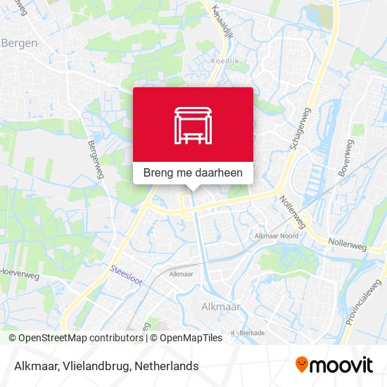 Alkmaar, Vlielandbrug kaart