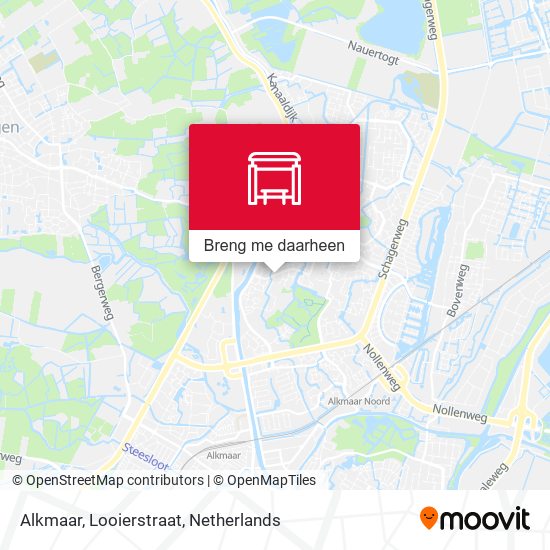 Alkmaar, Looierstraat kaart