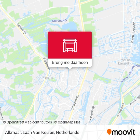 Alkmaar, Laan Van Keulen kaart