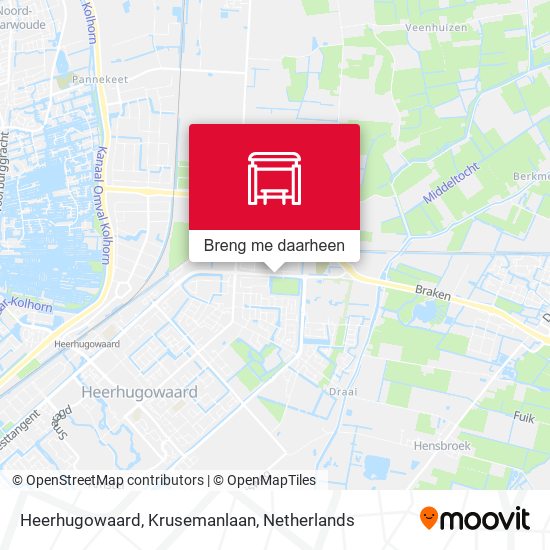 Heerhugowaard, Krusemanlaan kaart