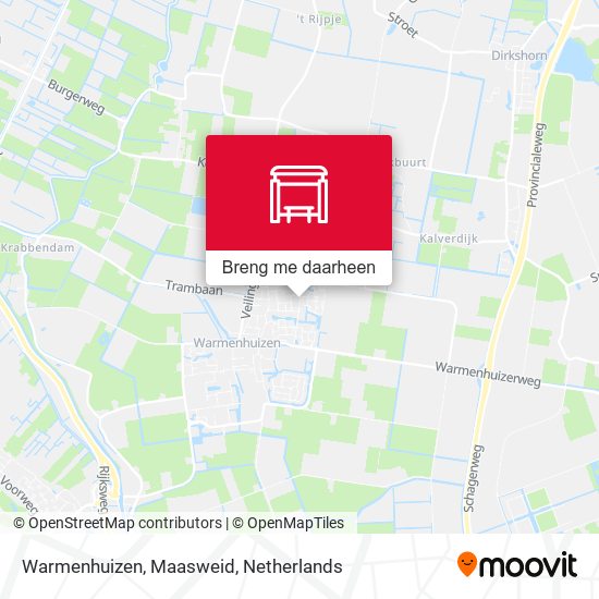 Warmenhuizen, Maasweid kaart