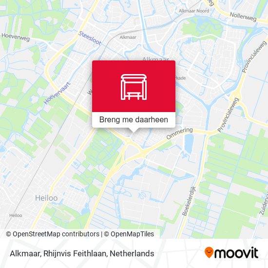 Alkmaar, Rhijnvis Feithlaan kaart