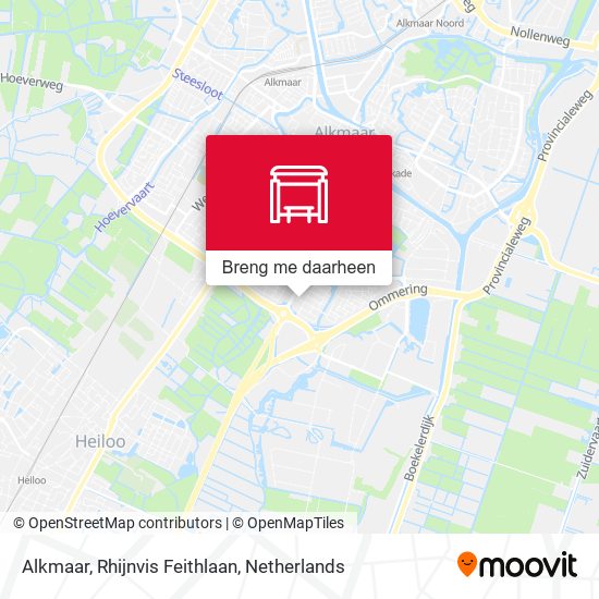 Alkmaar, Rhijnvis Feithlaan kaart