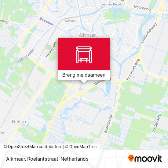Alkmaar, Roelantstraat kaart