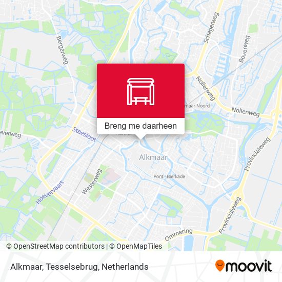 Alkmaar, Tesselsebrug kaart