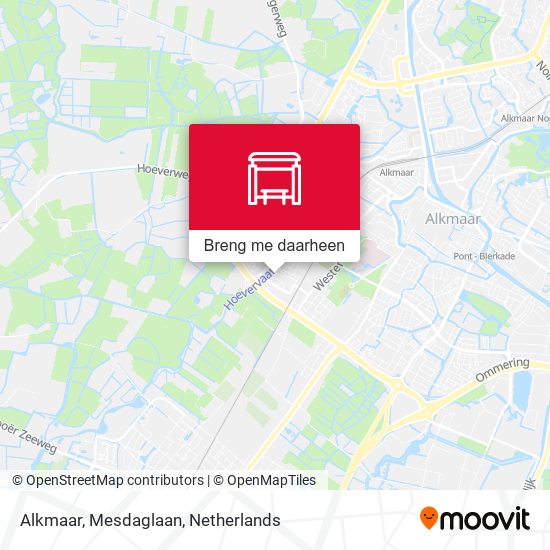 Alkmaar, Mesdaglaan kaart