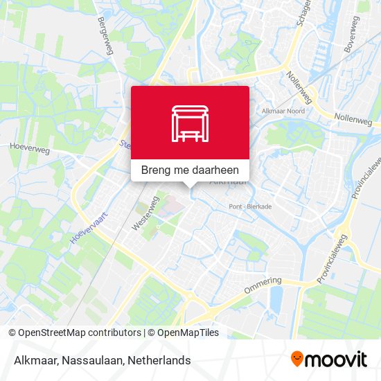 Alkmaar, Nassaulaan kaart