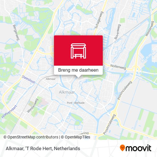 Alkmaar, 'T Rode Hert kaart