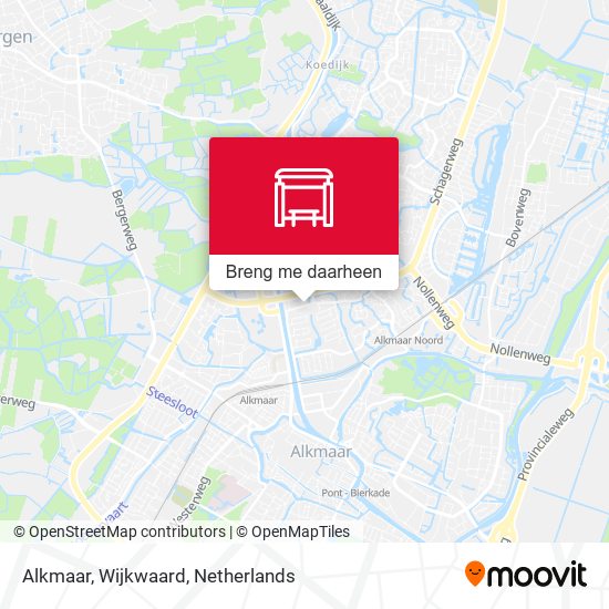 Alkmaar, Wijkwaard kaart