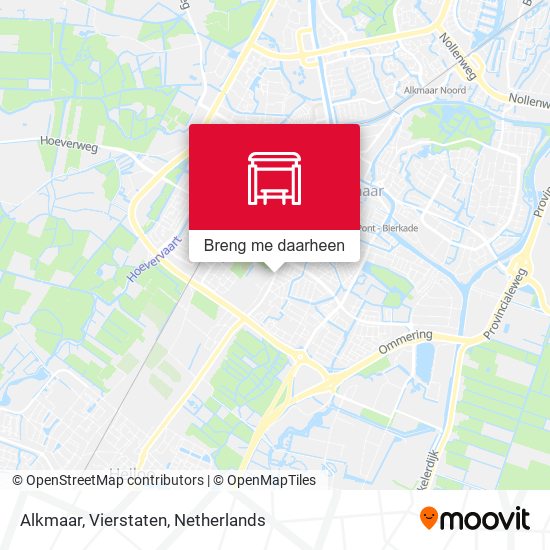 Alkmaar, Vierstaten kaart