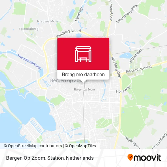 Bergen Op Zoom, Station kaart
