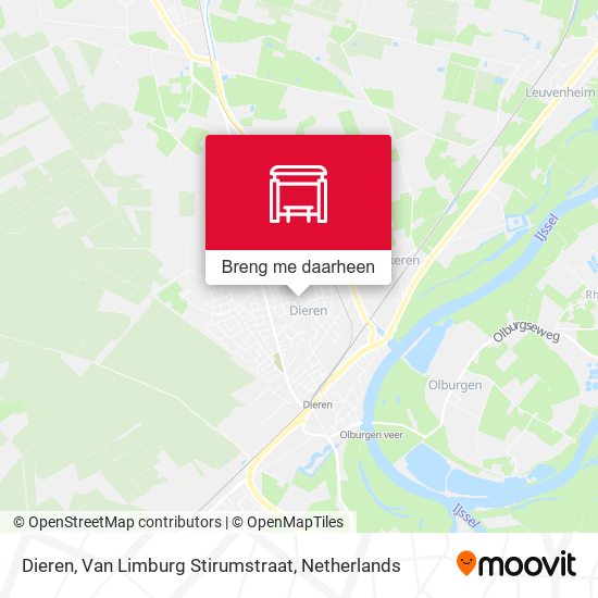 Dieren, Van Limburg Stirumstraat kaart