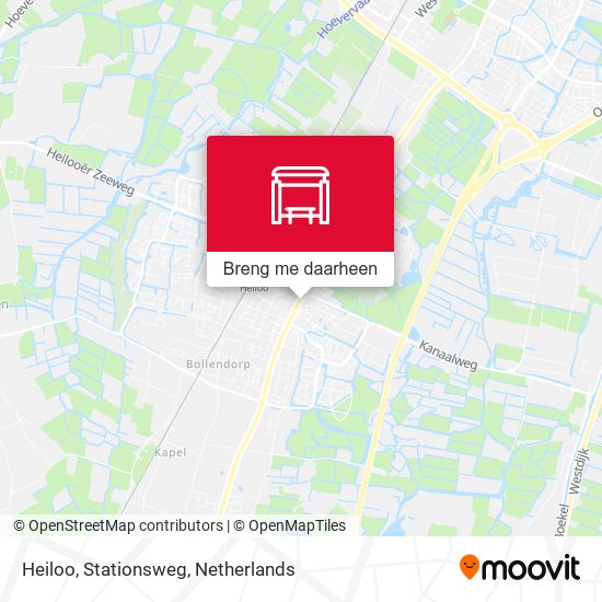Heiloo, Stationsweg kaart