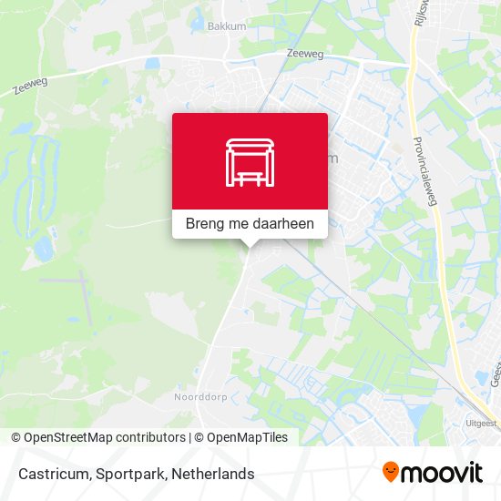 Castricum, Sportpark kaart