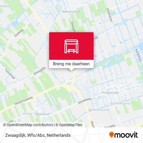 Zwaagdijk, Wfo/Abc kaart