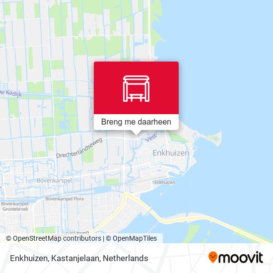 Enkhuizen, Kastanjelaan kaart
