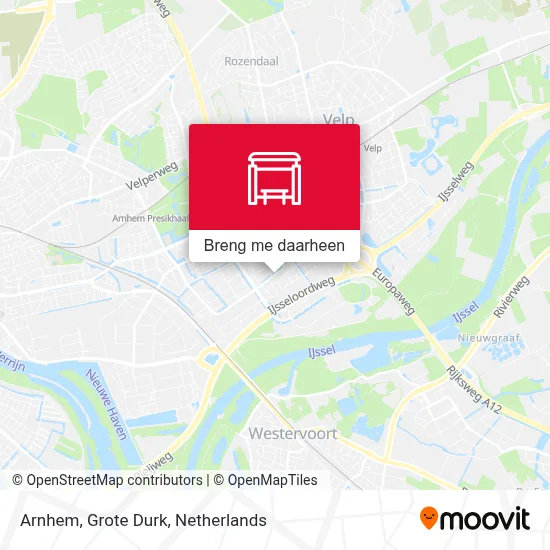 Arnhem, Grote Durk kaart