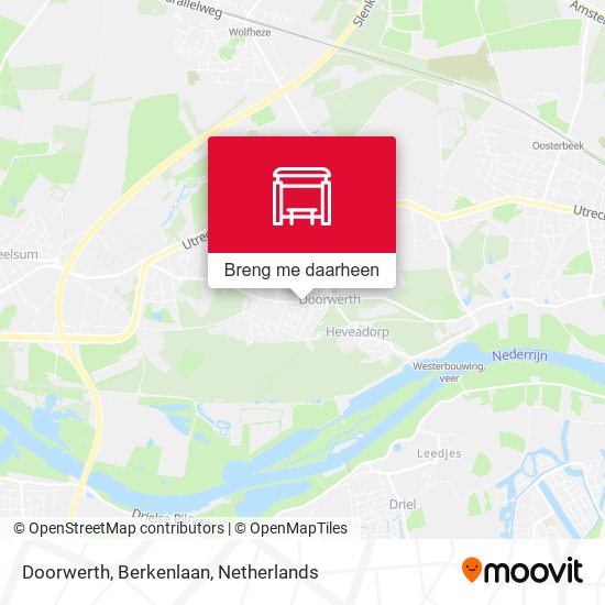 Doorwerth, Berkenlaan kaart