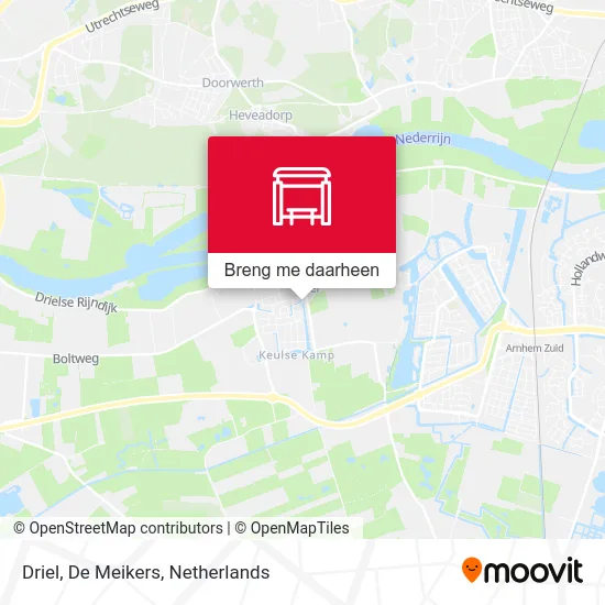 Driel, De Meikers kaart