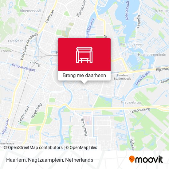 Haarlem, Nagtzaamplein kaart