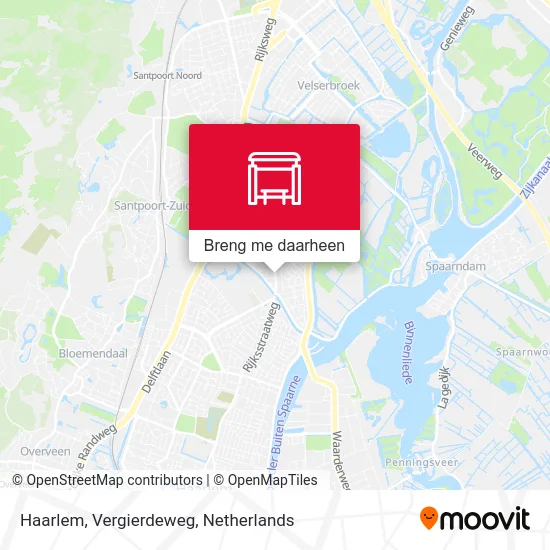 Haarlem, Vergierdeweg kaart