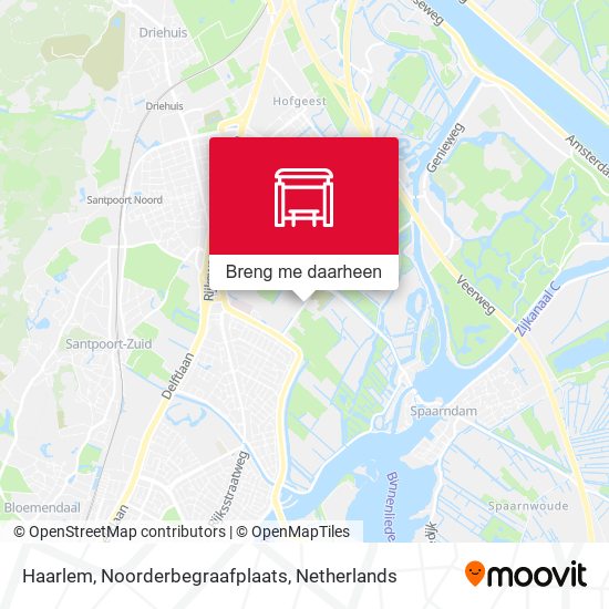 Haarlem, Noorderbegraafplaats kaart