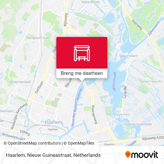 Haarlem, Nieuw Guineastraat kaart