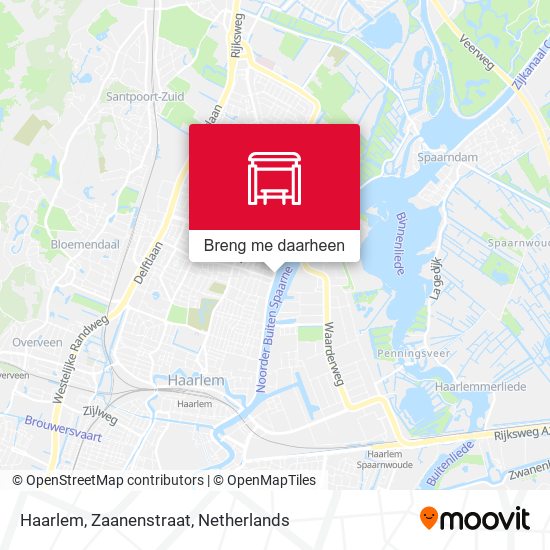 Haarlem, Zaanenstraat kaart