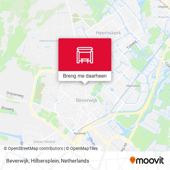 Beverwijk, Hilbersplein kaart