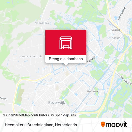 Heemskerk, Breedslaglaan kaart
