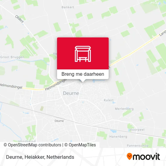 Deurne, Heiakker kaart