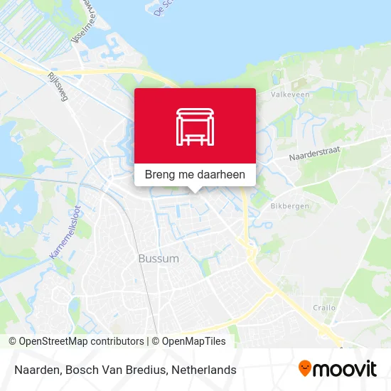 Naarden, Bosch Van Bredius kaart